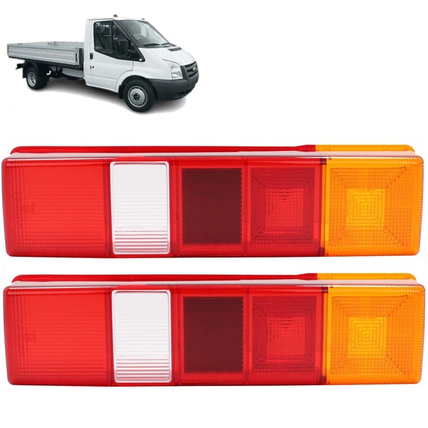 PWR 2x Rear Tail Light Lamp Lens Right And Left