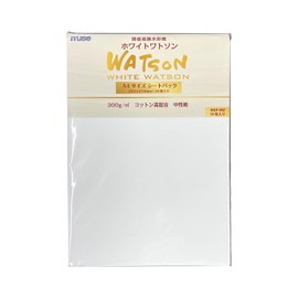 Muse WAP-HW A4 Watercolor Paper, A4 Size Sheet Pack, White Watson, 10.6 oz (300 g), 10 Sheets