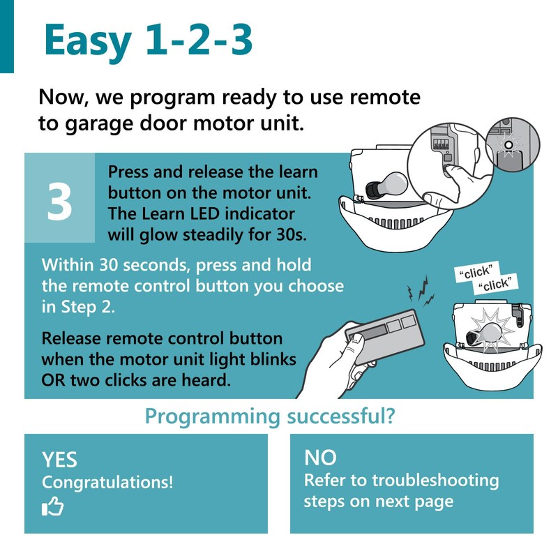 2 for Chamberlain Liftmaster Craftsman Garage Door Opener Remote 893LM