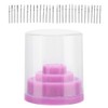 Nail Drill Holder, 48 Holes Dustproof Stand Display Organiser Box
