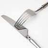 JASHII 20-piece 18/10 Stainless Steel Silver Flatware/Cutlery/Tableware Set Service for