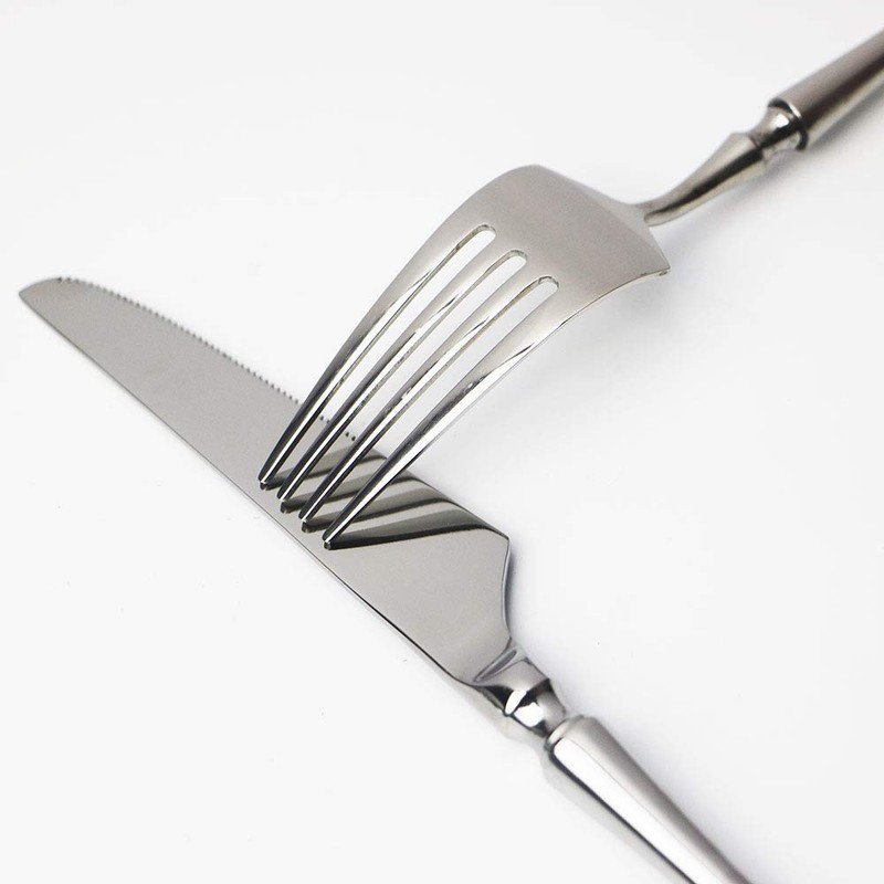JASHII 20-piece 18/10 Stainless Steel Silver Flatware/Cutlery/Tableware Set Service for