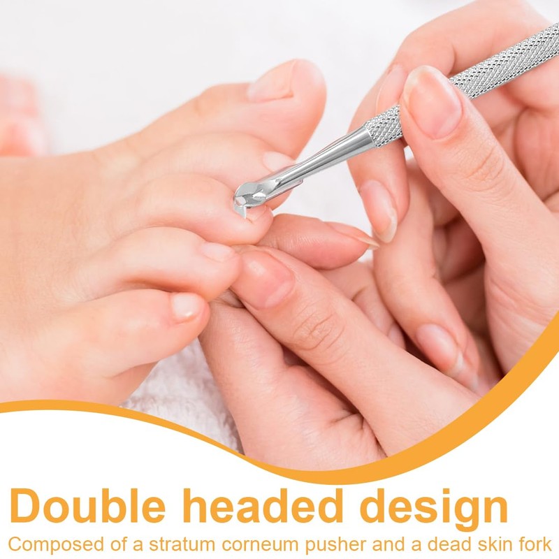 XUKZIMA 1 Pcs Stainless Steel Cuticle Pusher Tool Cuticle Trimmer