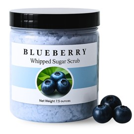 Sugar Scrub Soap Whipped Cream (Blueberry)