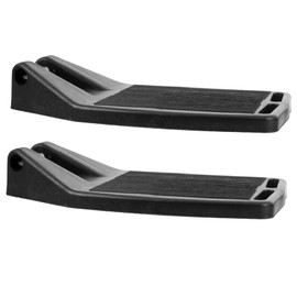 SAFIGLE Universal Wheelchair Footrest Pads Thick Plastic Elevating Pedals 1 Pair Leg Rest Accessories for Wheelchairs Compatible Most Models for Comfortable Mobility