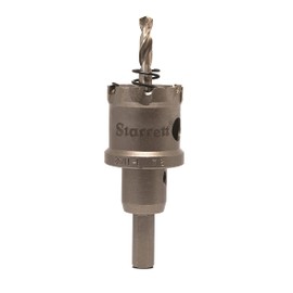 Starrett Carbide Tipped Hole Saw - CTD34 TCT Deep Cut Holesaw Cutter - For Metal Stainless Steel Iron Aluminium - 34mm