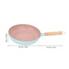 Frying Pan Egg Omelette Pan with Wooden Handle Heat Resistant