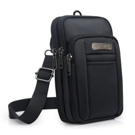 SPAHER Smartphone Pouch, Men's, Small Items, Fanny Pouch, Waterproof, Multi-Purpose Pouch, For Travel, Outdoors, Climbing, Multi-functional Storage, Portable Gadgets, Shoulder Strap Included,