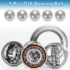 X AUTOHAUX 30.0mm Bearing Ball Bearing Steel G16 Precision Ball Silver Tone 5 Pcs