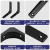 Hitchlike Set of 4, Shelf Bracket, L-Shaped, Steel Bracket, Shelf