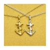 Hunder River Anchor Pendant Friendship Necklace(2 Anchor)