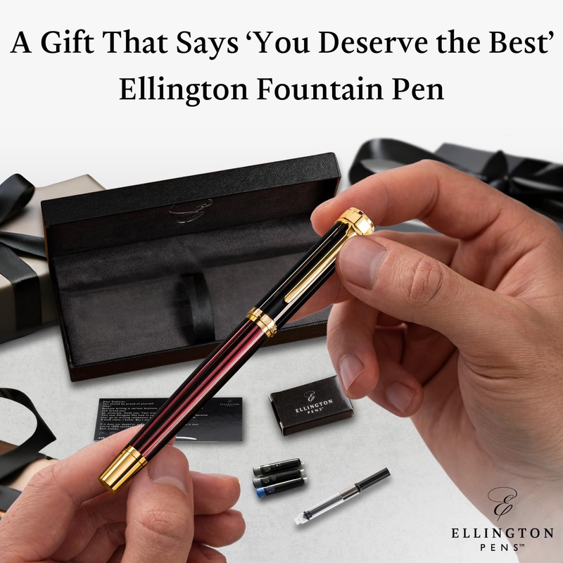 Ellington Pens Luxury Fountain Pen Set - Extra Fine Nib