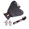Black SOLO Seat Bracket Spring Base Mount Kit Barrel Spring