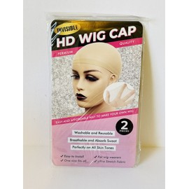 Faba 1Pack/2pcs HD Wig Cap Wig Thin Invisible Breathable Wig Cap For Lace Front Wig