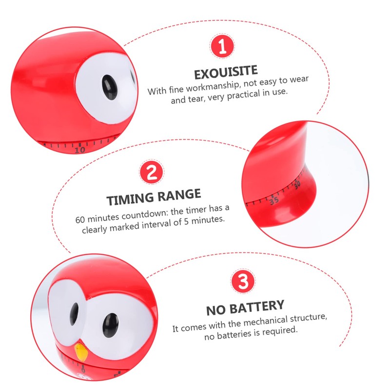 MAGICLULU Elderly Boys and Girls Friendly Timer Waterproof Mechanical Timer