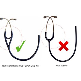 (Stethoscope Binaural) Replacement Tube by Reliance Medical fits Littmann® Cardiology III® Stethoscope - TUBING (Navy)