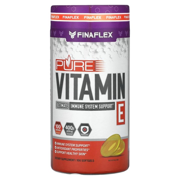 FINAFLEX Pure Vitamin E - 100 Softgels - Immune System