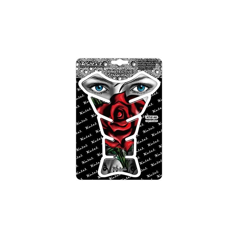 Keiti Motorcycle Tank Pad Rose Visage KT8140