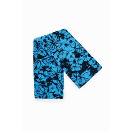 Desigual Women's Accessories Fabric Long Boa Scarf, blue