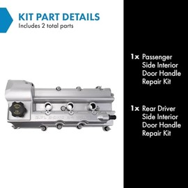 TRQ TRQ Left Valve Cover Compatible with 2006 Chrysler Sebring 2006-2007 Dodge Magnum