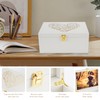 Larger Wooden Memory Keepsake Boxes With Hinged Lids and a