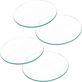 VOVCIG Watch Glass Beaker Cover, 4 Pack Lab Watch Glasses, Cover Lids for Beakers & Flasks, Evaporation Dish for Laboratory (60mm)