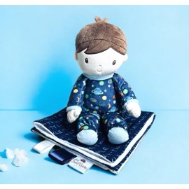 Baby's First Boy Doll, Soft Bodied Doll with Optional Lovey Blanket