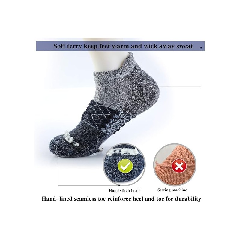 bataidis Women's Casual Ankle Socks Low Cut Athletic Socks 6