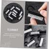 Healeved Small Nail Art Brush Set 10pcs Plastic Nail Scrub