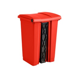 Zedfire [Red] Step-On 12-Gallon Trash Can - Compatible with Biohazard Waste Bags, Ideal for Medical/Lab/Hospital Use (12 Gallon)