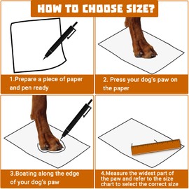 Cdycam Puppy Dogs Candy Colors Anti-Slip Waterproof Rubber Rain Shoes Boots Paws Cover (Blue, X-Large)