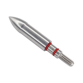 maifield Stainless Steel Archery Field Points, Easy Pull Various Outside Diameter,85/100/125/150 Grains,Screw in Archery Field Tips (175 Grains, 19/64" Bullet Shape, 175 Grains)