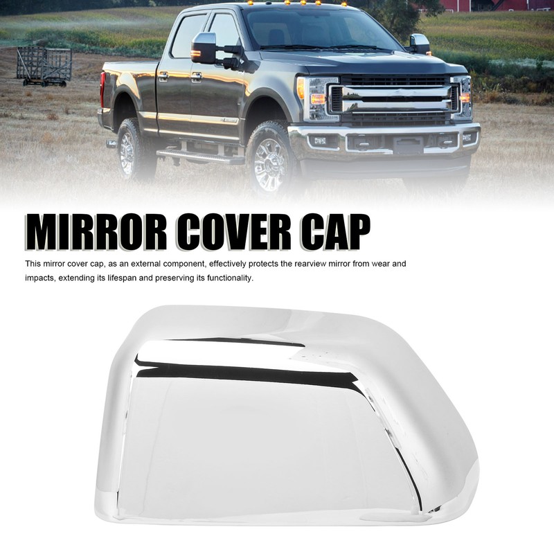 Mirror Cover Cap Plated Silver Rear View Mirror Cover Cap