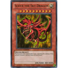 Titan Cards Slifer the Sky Dragon LC01-EN002 Limited Edition (YGO Legendary Collection) Toploader