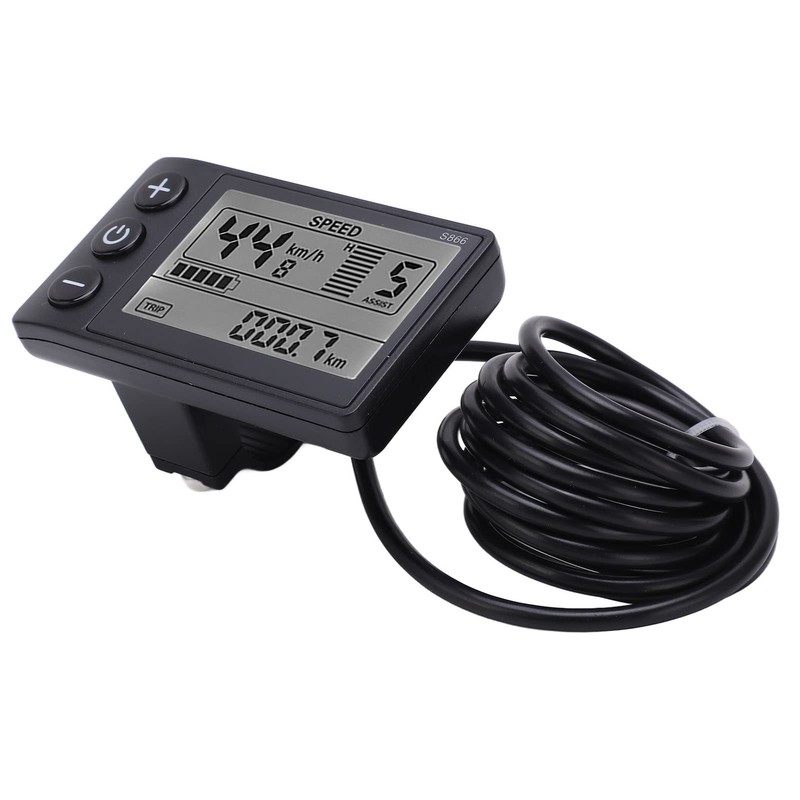 Ebike LCD Display Panel, 24V 36V 48V Electric Bike LCD