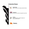 labelbike - Sticker Stripes Motorcycle Rims Wheels Protection Kit Compatible
