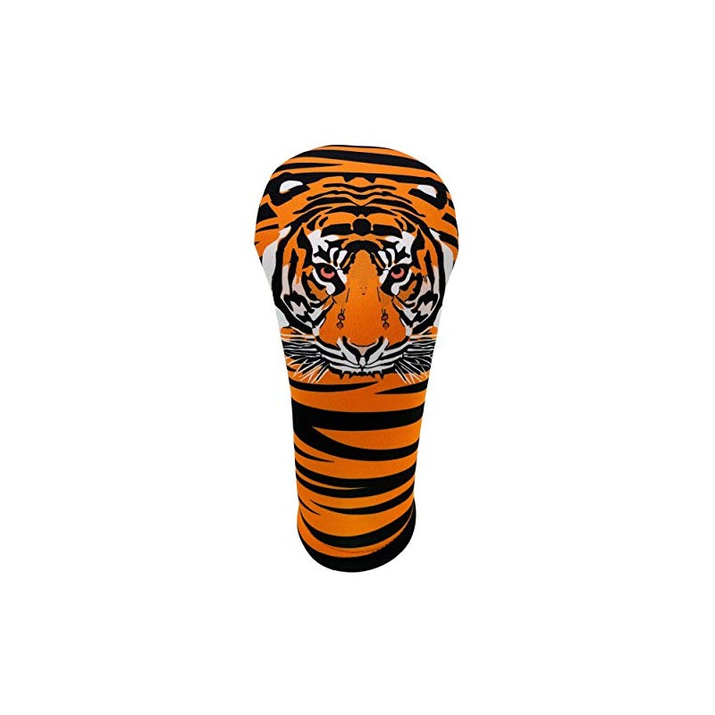 Tiger Hybrid Club Headcover Handmade by BeeJo's Golf