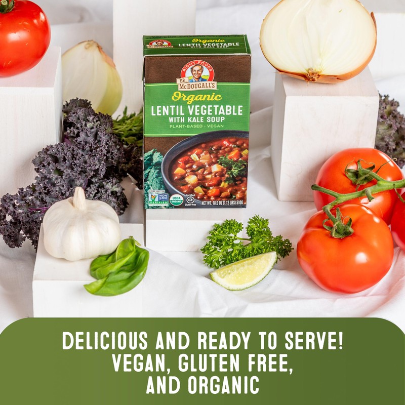 Dr. McDougall's Right Foods Organic Lentil Vegetable w/ Kale Vegan