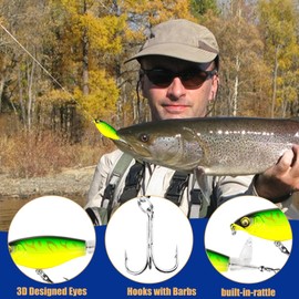Bait Tail Spinner Fishing Lures Kit - Artificial Metal Jig with Sound Beads,Compact Fishing Jig Bait for Freshwater Saltwater Bass Walleye Trout