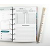 Recipe Inserts for the Mini Happy Planner, Fits 7-Disc Notebook,