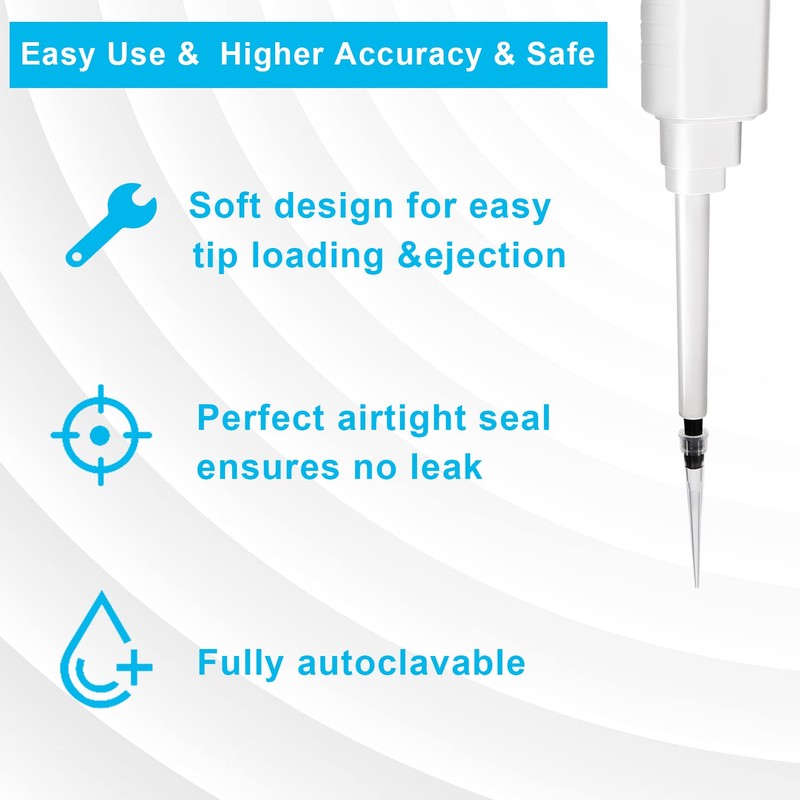 ONiLAB Pipette Tips 10 ul 1000 Pieces Laboratory Universal Plastic