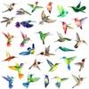 AIBAOBAO 32 Large Beautiful Humming Birds Wall Stickers Flying Hummingbird