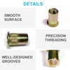 Trivd Frol Rivet Nut Tool Kit, 830pcs SAE/Metric Rivet Nut