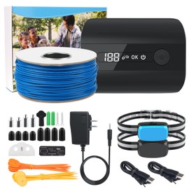 JEWYOW Electric Fence for Dogs, 2025 Underground Dog Fence Containment System for 2 Dogs — Includes Waterproof Training Collar with Tone/Shock Correction, Covers up to 3/4 Acre