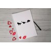 Pack of 15 Jurassic Dinosaur Silhouette Stickers - T-Rex Stickers
