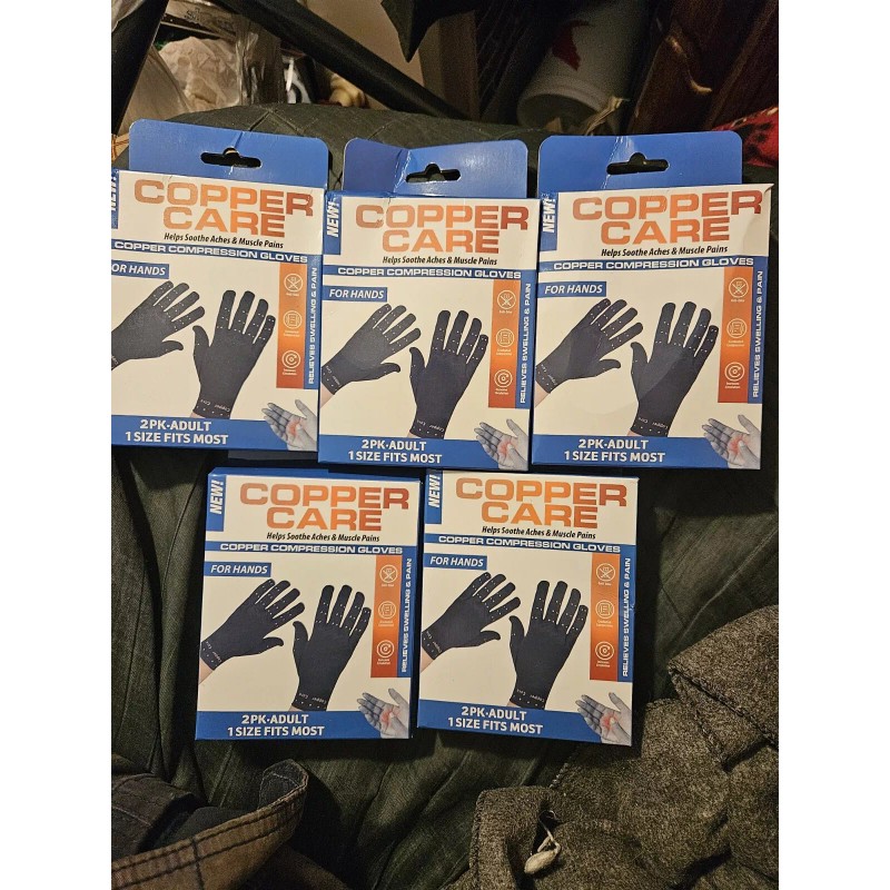 Unbranded Copper Infused Compression Gloves Helps Soothe Aches And Pains