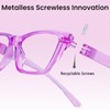 GTSY 6-Pack Metalless & Screwless Spring Hinges Reading Glasses for
