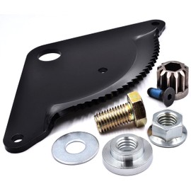 HD Switch - Improved Steering Sector Plate & Pinion Gear Kit fits Husqvarna YTA20V46 YTA22V46 YTA24V48 - Includes Precision Machined Pivot Bushing Upgrade