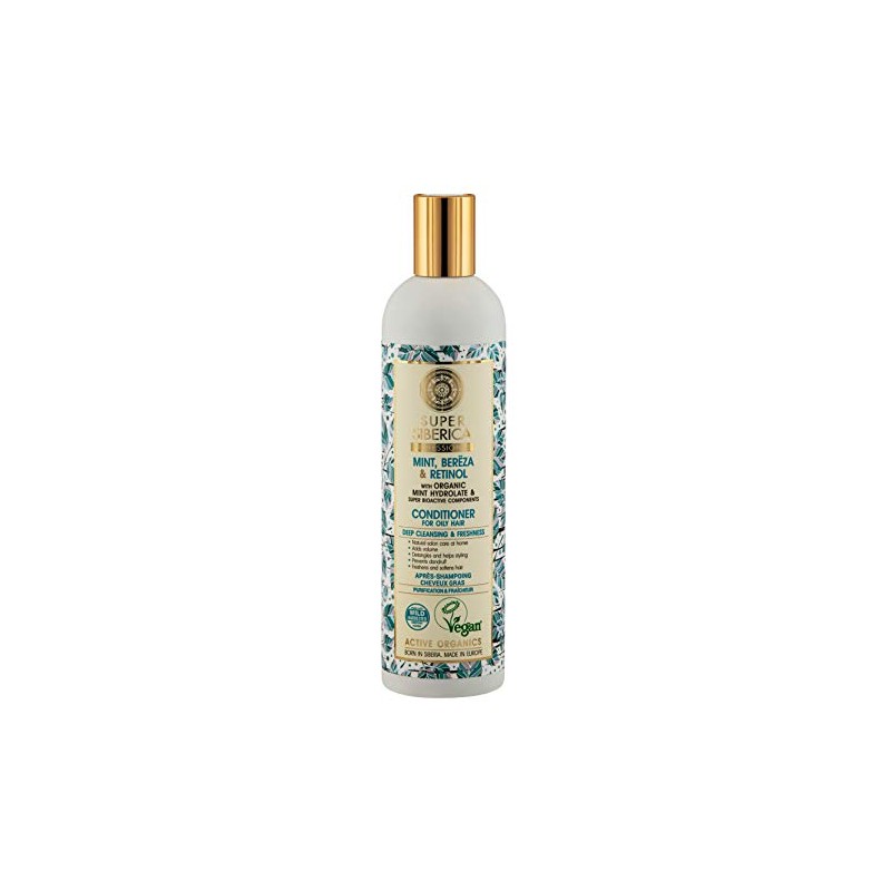 Natura Siberica Super Mint, bereza & retinol. Conditioner for Oily