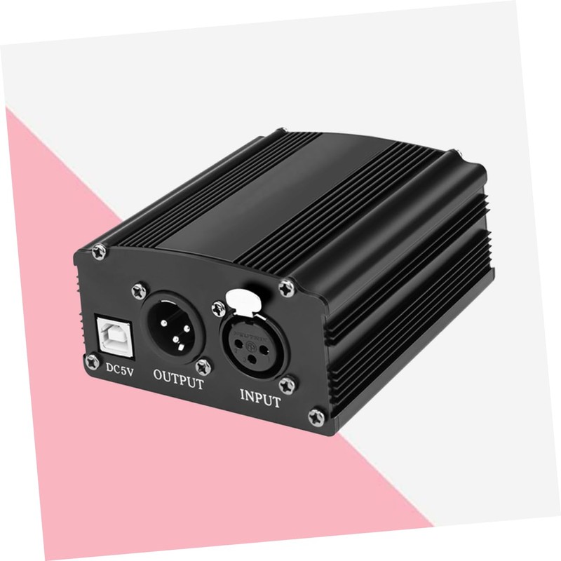 Gadpiparty 5v USB Input Power Supply for Condenser Microphones Stable